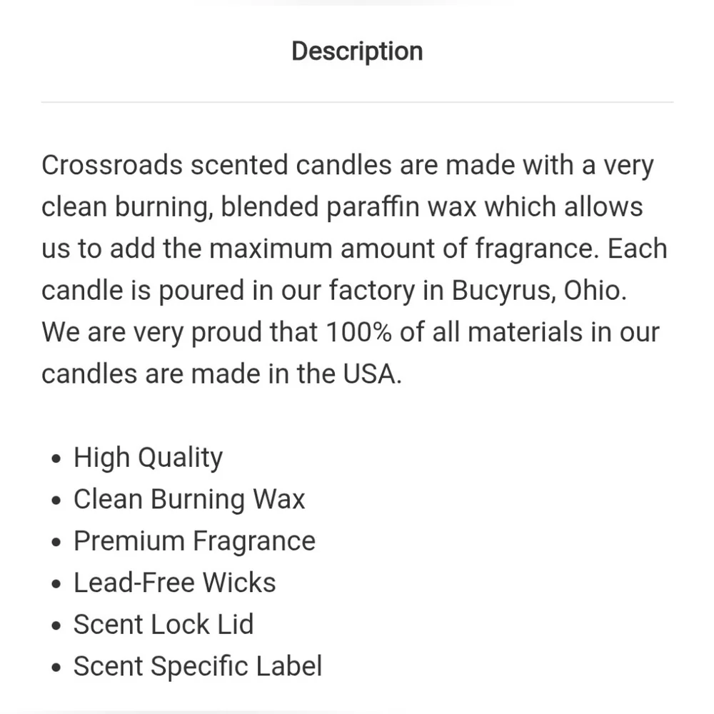 🌾CROSSROADS CANDLE
